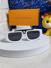 CLASH PILOT SUNGLASSES 567478 IN WHITE ACTETE BLACK METAL