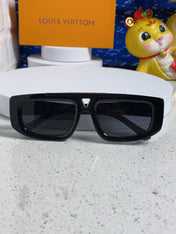 CLASH PILOT SUNGLASSES 567481 IN BLACK ACTETE