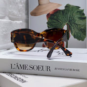 CHUNKY SQUARE FRAME SUNGLASSES 533149 IN ACETATE