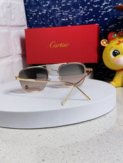 PREMIÈRE SQUARE FRAME SUNGLASSES 533240 IN METAL