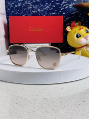 PREMIÈRE SQUARE FRAME SUNGLASSES 533240 IN METAL