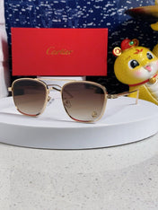 PREMIÈRE SQUARE FRAME SUNGLASSES 533240 IN METAL