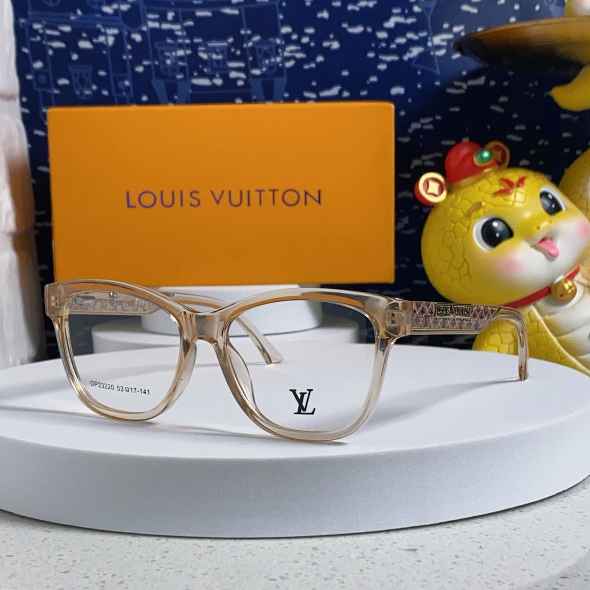 CAT EYE SUNGLASSES 570277 IN LIGHT BROWN CLEAR ACETATE EMBOSSED LOGO