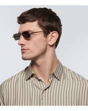 PANTHÈRE RECTANGULAR FRAME SUNGLASSES CT0473S IN METAL