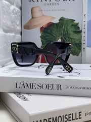 LADY 95.22 S2F SUNGLASS 571586 IN BLACK ACETATE GREY SMOKE