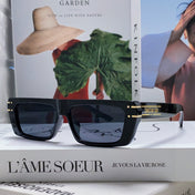 SIGNATURE SUNGLASS 571588 IN BLACK ACETATE