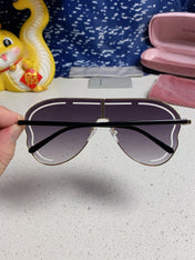 RUNWAY SUNGLASSES 571639 IN GOLD METAL GREY SMOKE LENSES