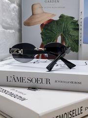 TRIOMPHE SUNGLASSES 573247 IN METAL GRADIENT SMOKE LENSES