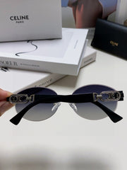 TRIOMPHE SUNGLASSES 573247 IN METAL GRADIENT SMOKE LENSES