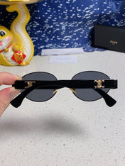 TRIOMPHE SUNGLASS 538534 IN BLACK ACETATE