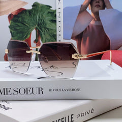 PANTHÈRE AVIATOR FRAME SUNGLASSES  575780 IN METAL