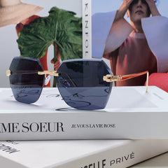 PANTHÈRE AVIATOR FRAME SUNGLASSES  575780 IN METAL