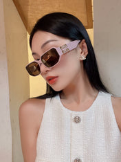 GLIMPSE SUNGLASSES 576817 IN PINK ACETATE