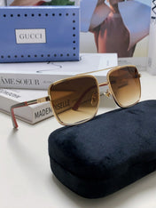 SQUARE FRAME SUNGLASSES 576880 IN METAL