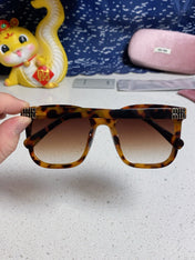 GLIMPSE SQUARE SUNGLASSES 554614 IN HAVANA ACETATE