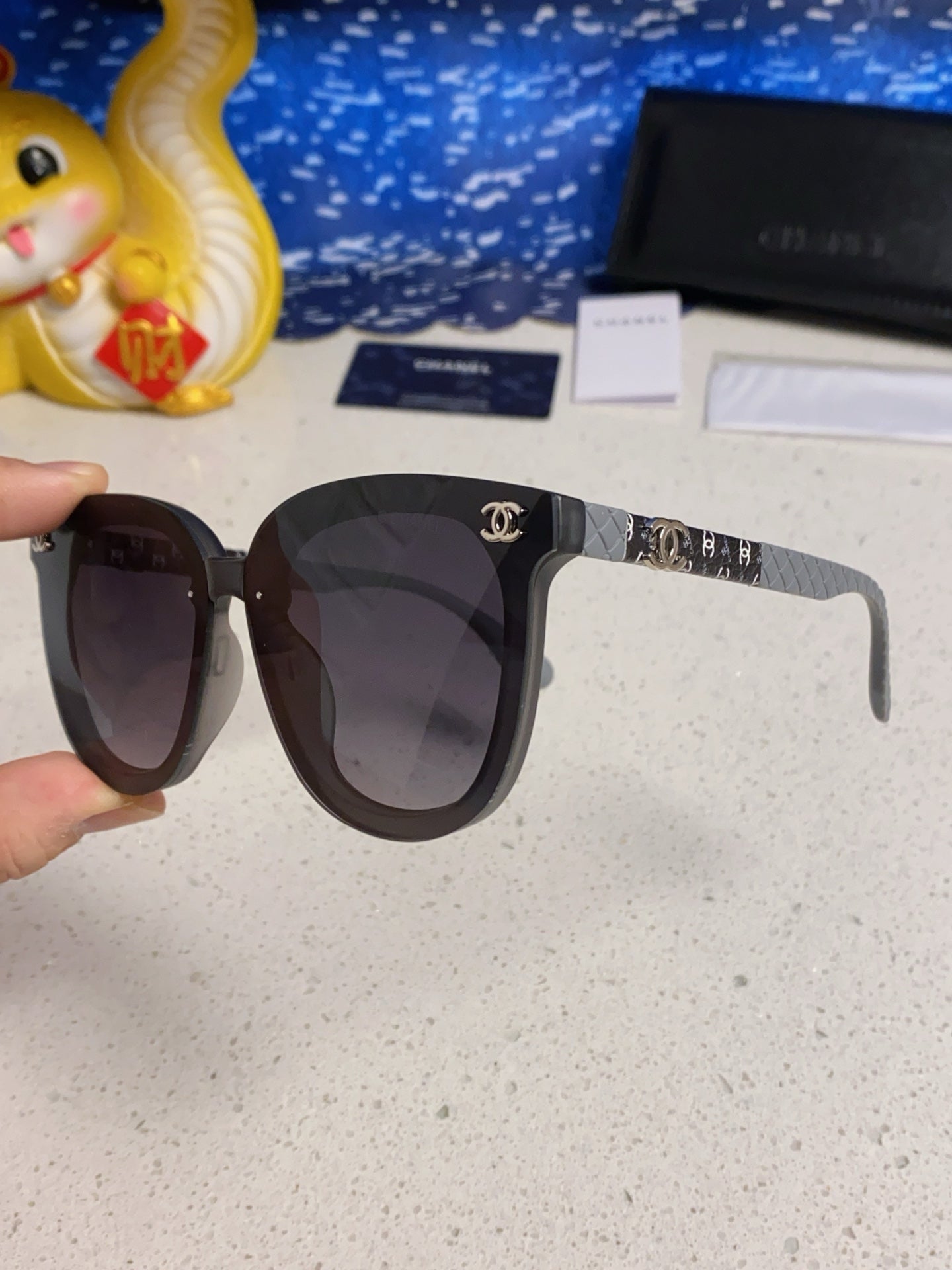 BROWNLINE SUNGLASSES 638935 IN GRAY ACETATE