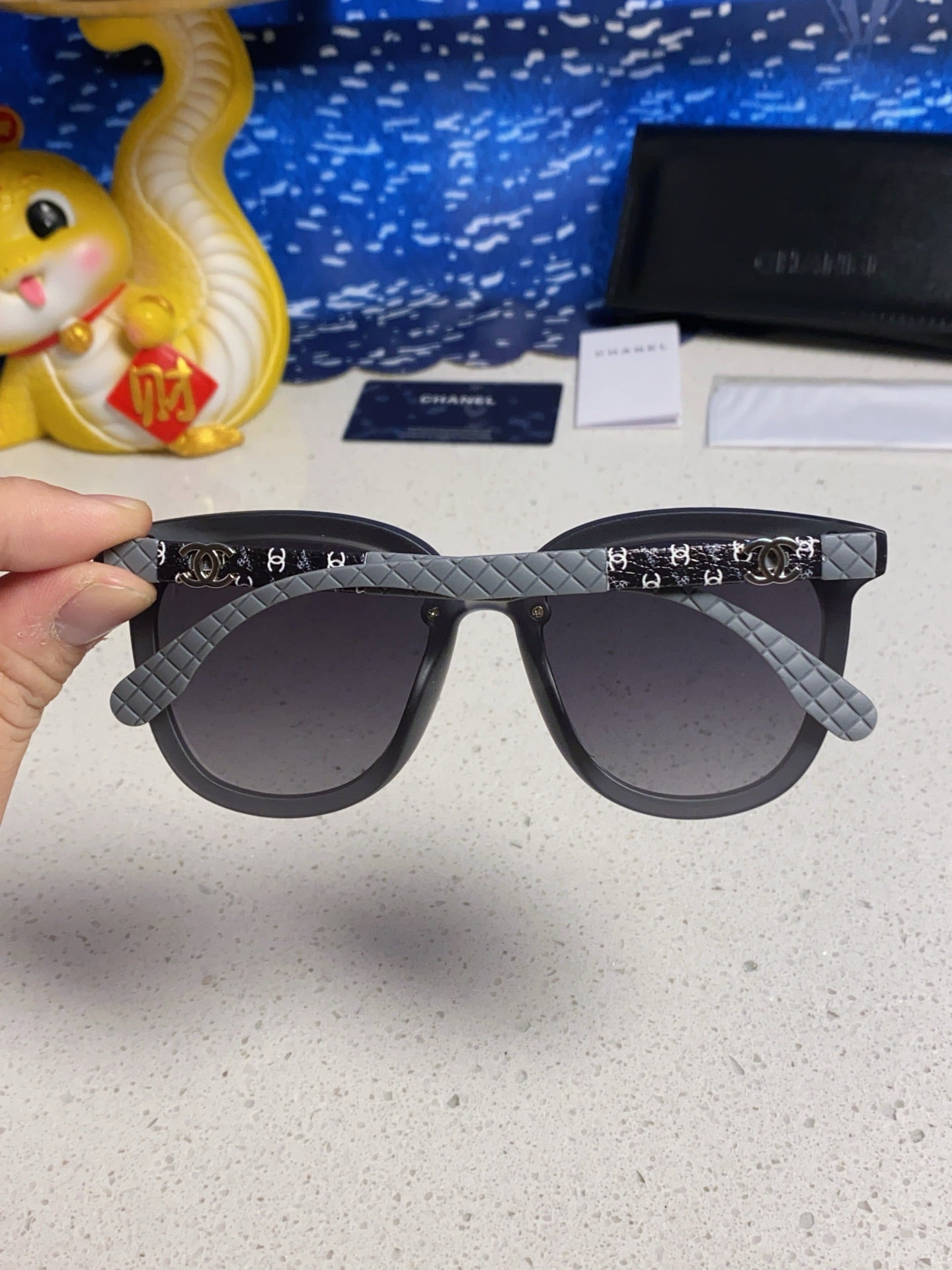 BROWNLINE SUNGLASSES 638935 IN GRAY ACETATE