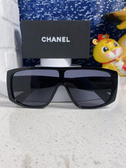 SQUARE SUNGLASSES CH5495 IN BLACK ACETATE BLACK LENSES