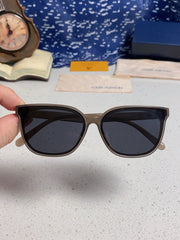 CAT EYE SUNGLASSES 571648 IN BEIGE CLEAR ACETATE