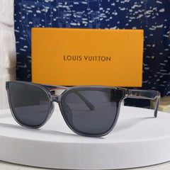 CAT EYE SUNGLASSES 571649 IN GREY CLEAR ACETATE