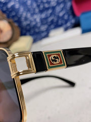 SQUARE FRAME SUNGLASSES 576906 IN METAL
