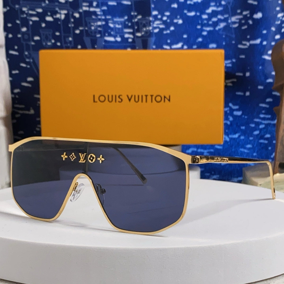 GOLDEN MASK SUNGLASSES 582735 IN GOLD METAL GREY LENSES