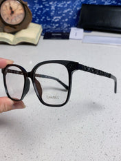 SQUARE SUNGLASSES 632029 IN BLACK ACETATE BLACK LOGO ON FRAME