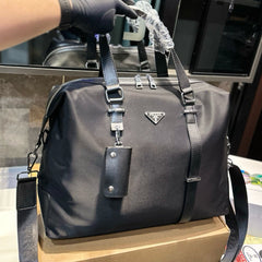 DUFFEL TOP HANDLE BAG 40 IN BLACK RE-NYLON