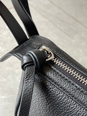 SIMPLY MINI 22 IN BLACK GRAINED CALFSKIN