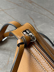 SIMPLY MINI 22 IN BRONZE BROWN GRAINED CALFSKIN