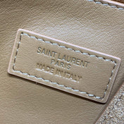 LE 5 À 7 SUPPLE BAG 31 IN PEANUT BROWN SUEDE