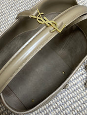 LE 37 MEDIUM BUCKET BAG 25 IN CEDAR BROWN CALFSKIN GOLD HARDWARE