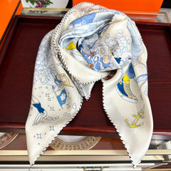 HERMES 25S SCARF 90 IN SILK 724703
