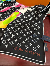 LV SCARF 90 CM IN SILK 10