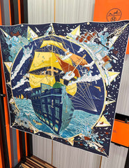 HERMES 25S SCARF 90 IN SILK 730531