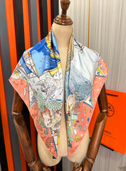 HERMES 25S SCARF 90 IN SILK 730532