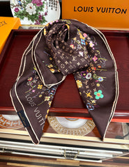 LV SCARF 90 CM IN SILK 730542