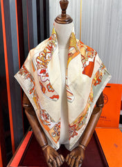 HERMES 25S SCARF 90 IN SILK 33836