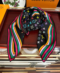 LV SCARF 90 CM IN SILK 07