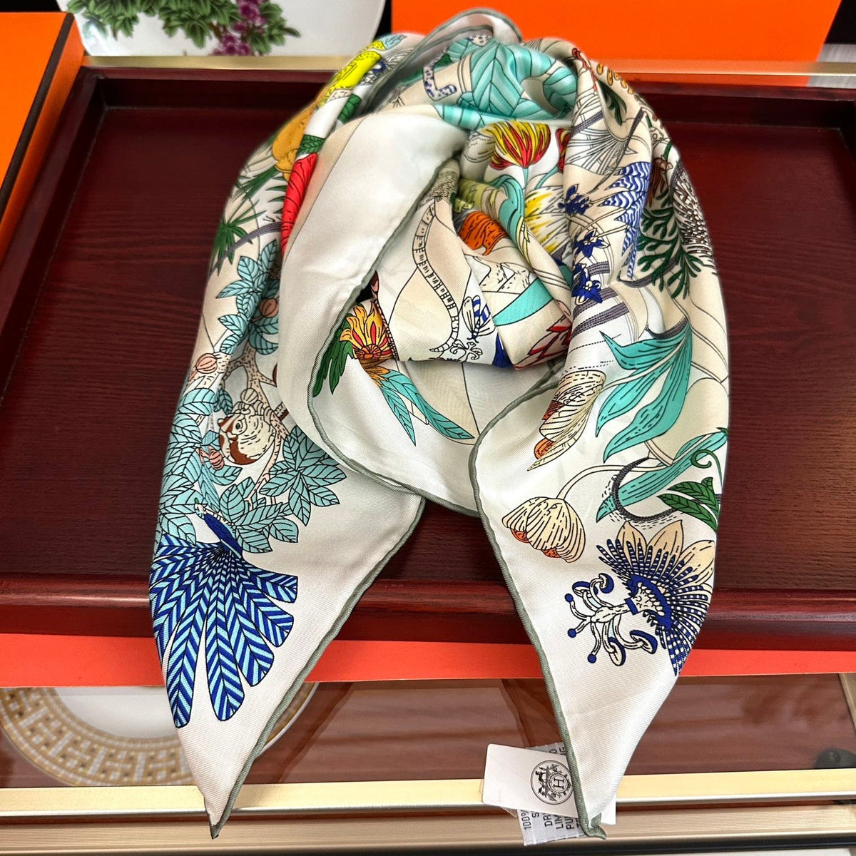 HERMES 25S SCARF 90 IN SILK 735741