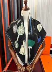 HERMES 25S SCARF 90 IN SILK 003