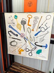 HERMES 25S SCARF 90 IN SILK 005