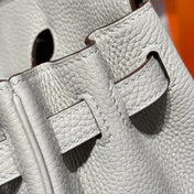 HM BIRKIN 25CM IN CREAM TOGO LEATHER SILVER HARDWARE