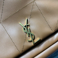 JAMIE 4.3 SMALL BAG 25 IN TAWNY BROWN LAMBSKIN GOLD HARDWARE