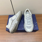 GG Ripple Leather Sneakers White Pearl