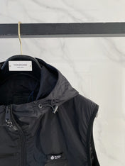 PRADA 26S SLEEVELESS HOODED JACKET 786