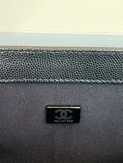 CHANEL BOY 25S 25 CM IN BLACK LAMBSKIN
