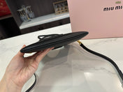 IVY MINI TOTE BAG 20 IN BLACK CALFSKIN