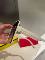 FIRST CRYSTAL SQUARE FRAME SUNGLASSES 2209 IN ACETATE