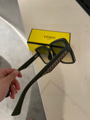 FIRST CRYSTAL SQUARE FRAME SUNGLASSES 2209 IN ACETATE